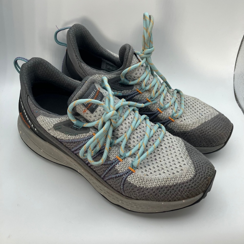 Merrell‎ Womens Trail Running Shoes J135580 Gray Lightweight Quantum Grip 6.5